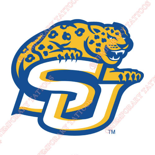 Southern Jaguars Customize Temporary Tattoos Stickers NO.6283